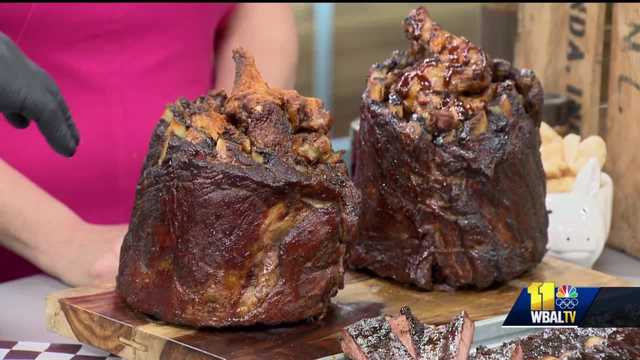 Sunday Brunch: Outlaw BBQ shows off their Rib Bowl full of wings for the big game