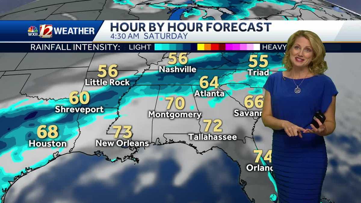 WATCH: Showers Today, Isolated Severe Risk, and Your Weekend Forecast!