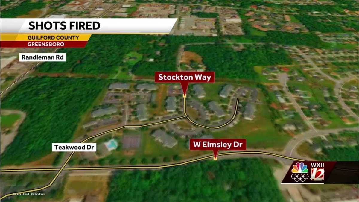 2 people hit by gunfire on Stockton Way in Greensboro