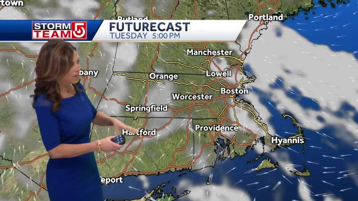 Video: Cool day; rain and gusty winds on way
