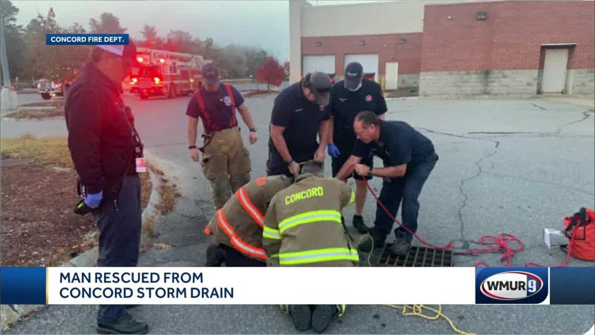 Man falls into storm drain Concord