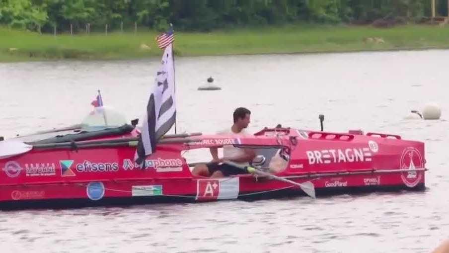 Adventurer leaves Cape on solo rowboat trip to France