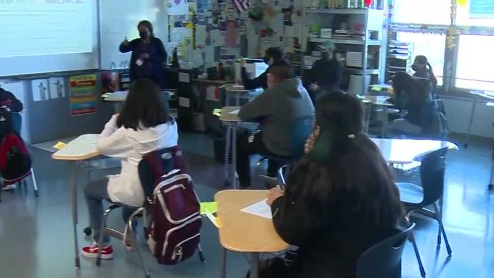 Middle school students across state return to in-person learning