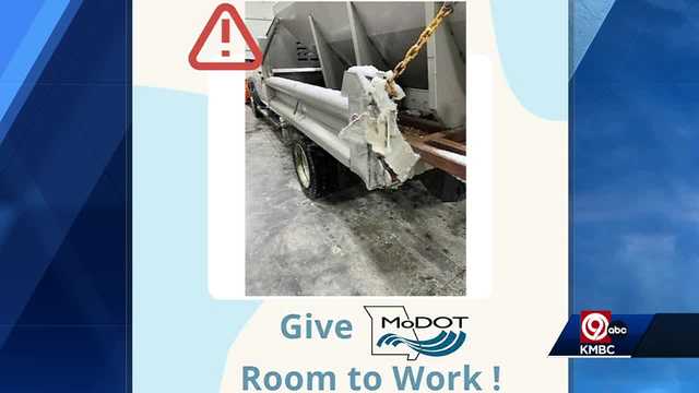 MoDOT snowplow out of commission after being hit by a motorist - Vimarsana News