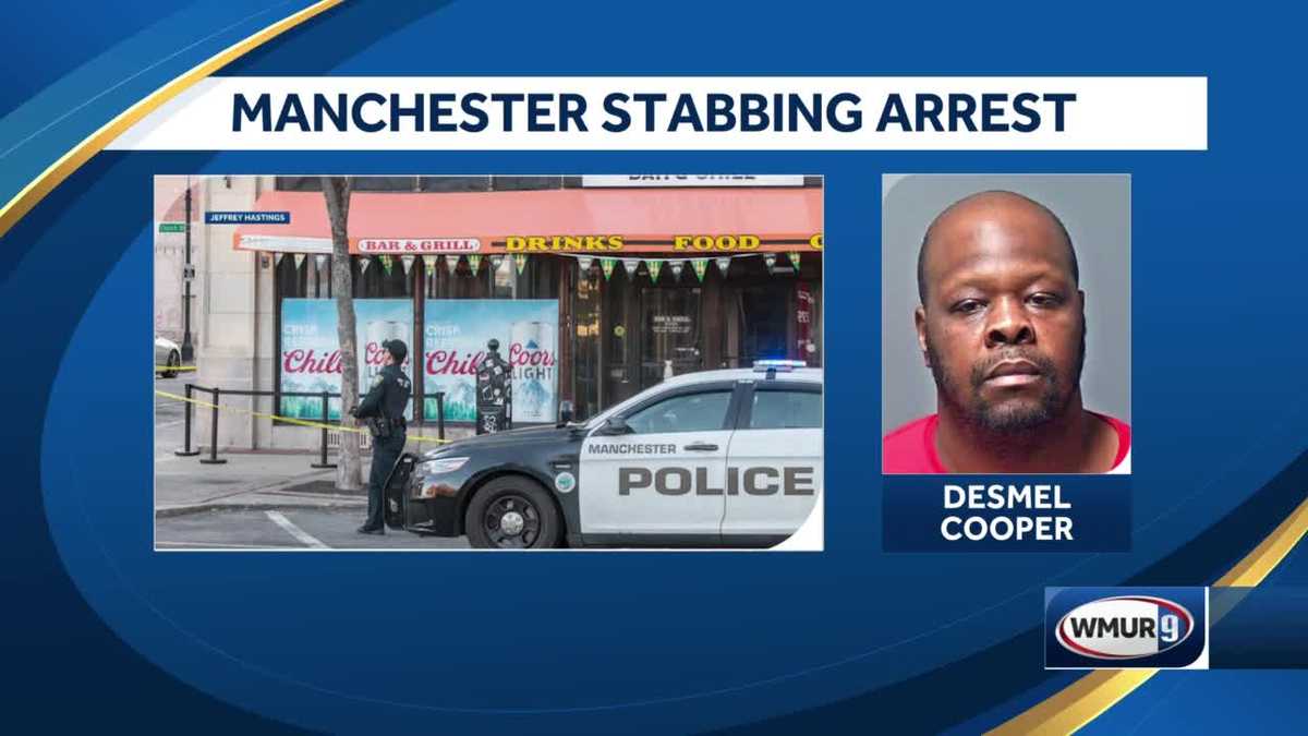 Man charged in Manchester stabbing back in New Hampshire