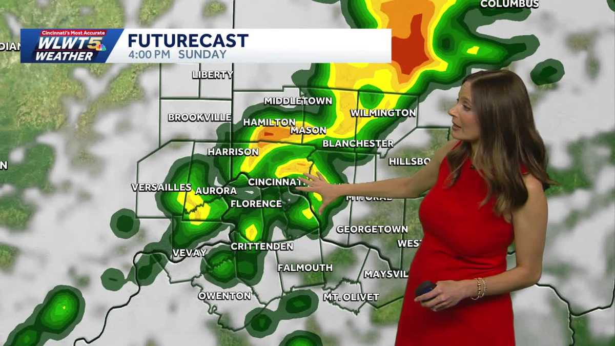 Rain, storms return Sunday to Cincinnati