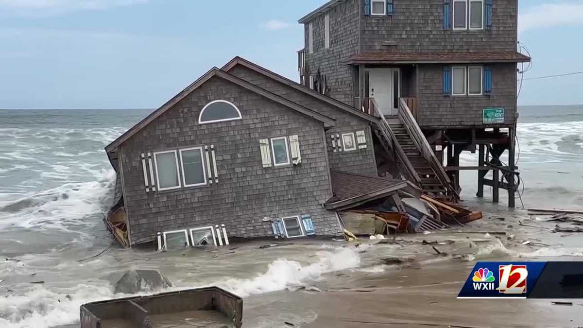 North Carolina: Another Rodanthe house collapses overnight