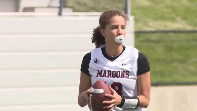 Dowling Catholic quarterback chases college flag football dreams