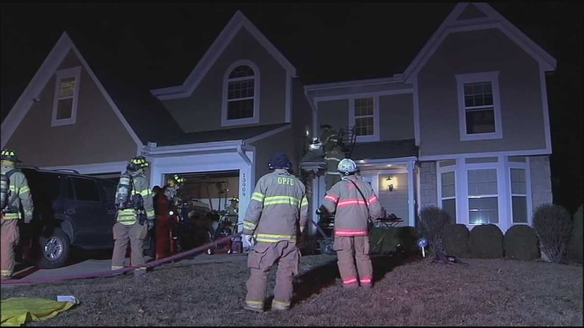 Fire damages home in south Overland Park