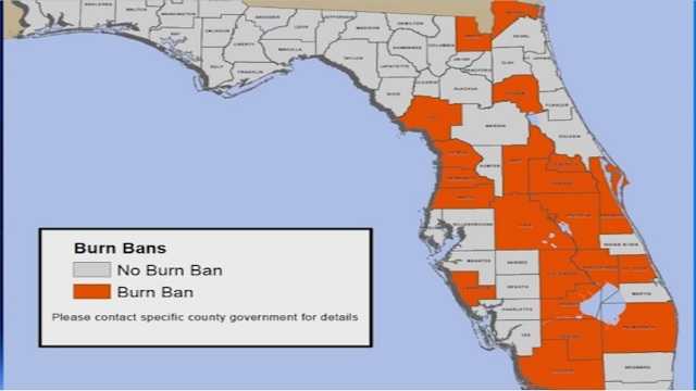 Burn bans still in effect in our area