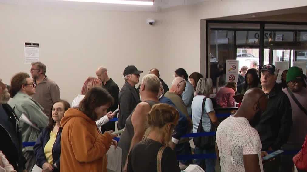 Douglas County sees big jump in in-person early voting as mail ballot requests fall