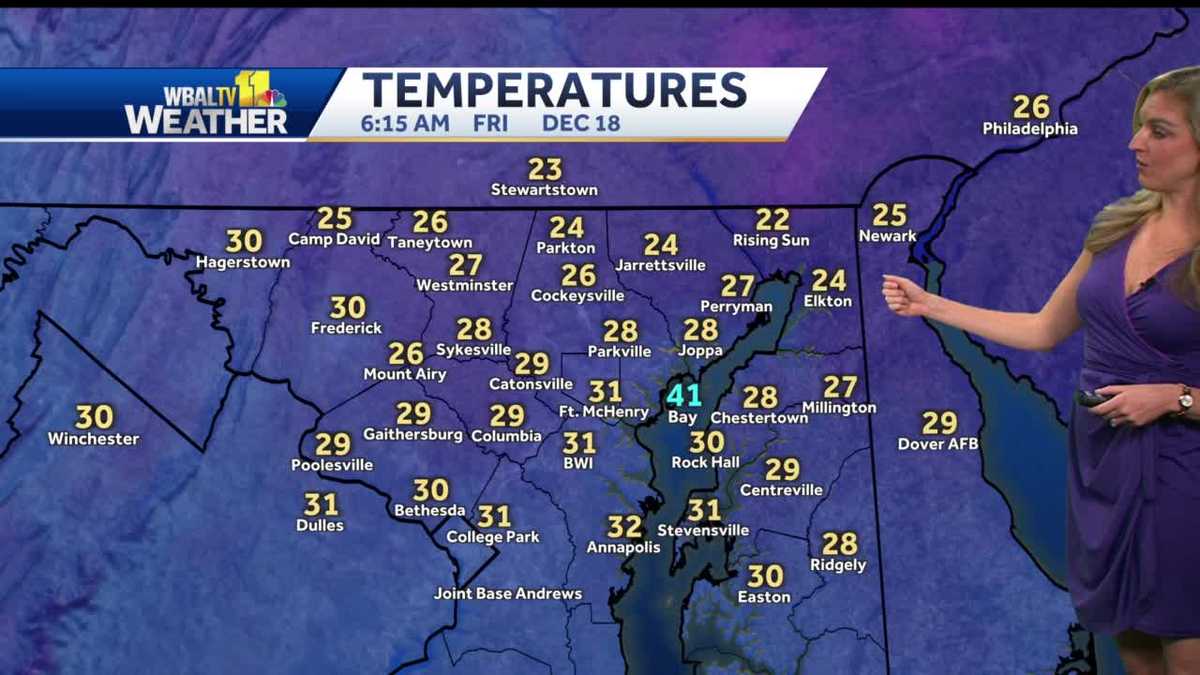 Chilly start to the weekend