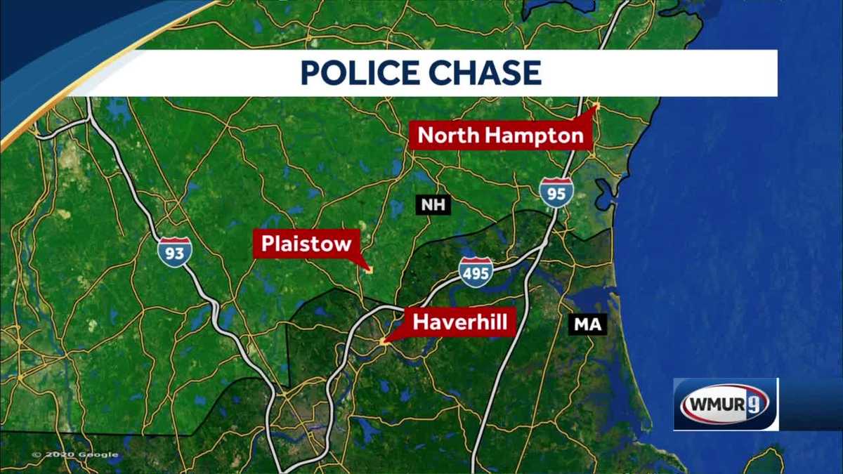 Man accused of leading police on chase through New Hampshire while ...