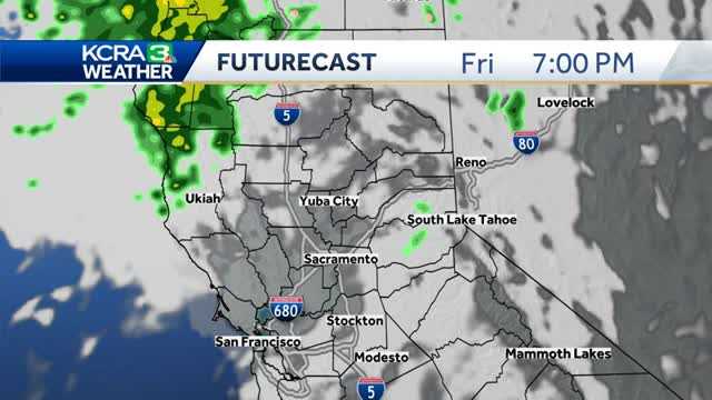 Cooler weather with clouds and rain chances