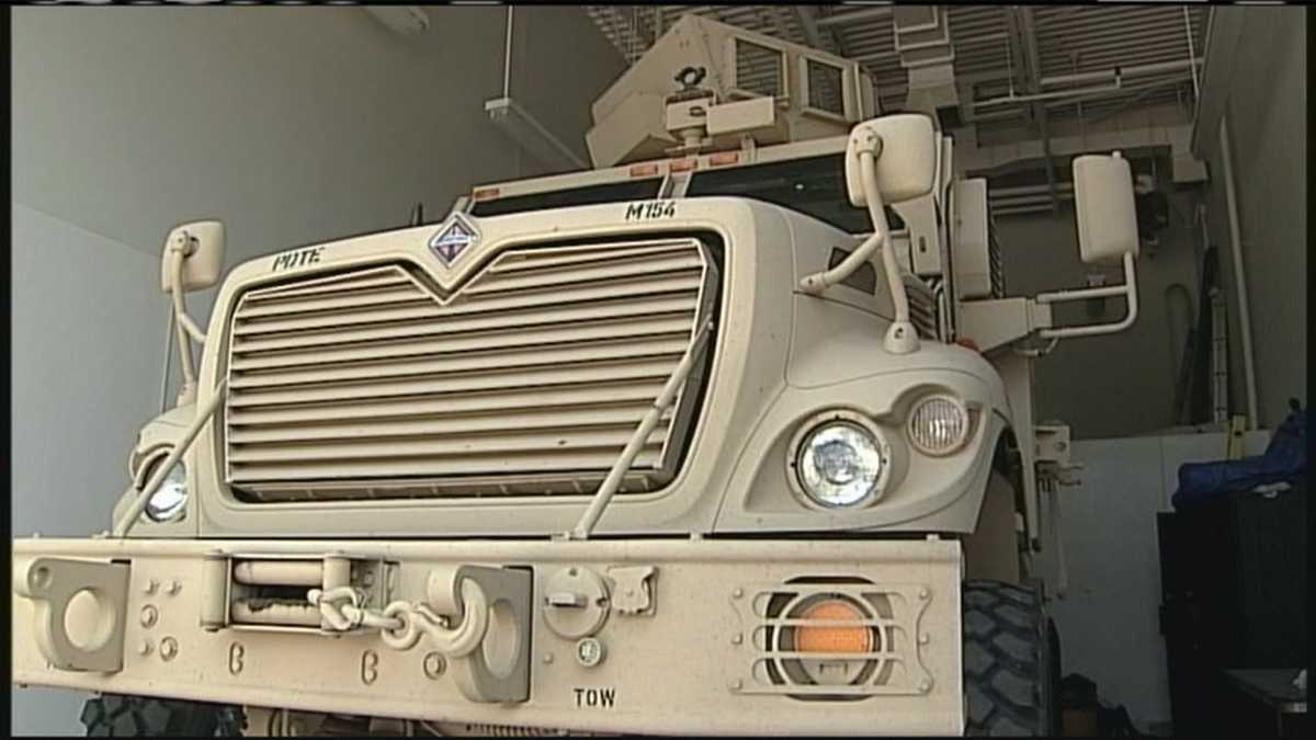 Military surplus being used by Maine law enforcement