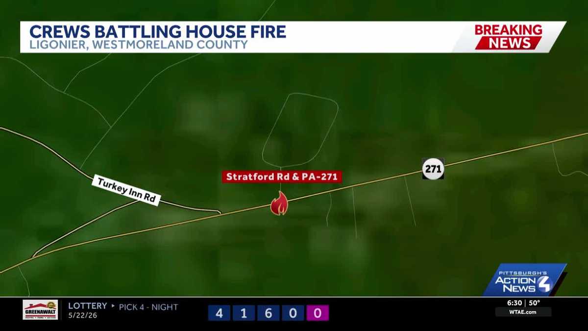 Crews respond to house fire in Ligonier Township