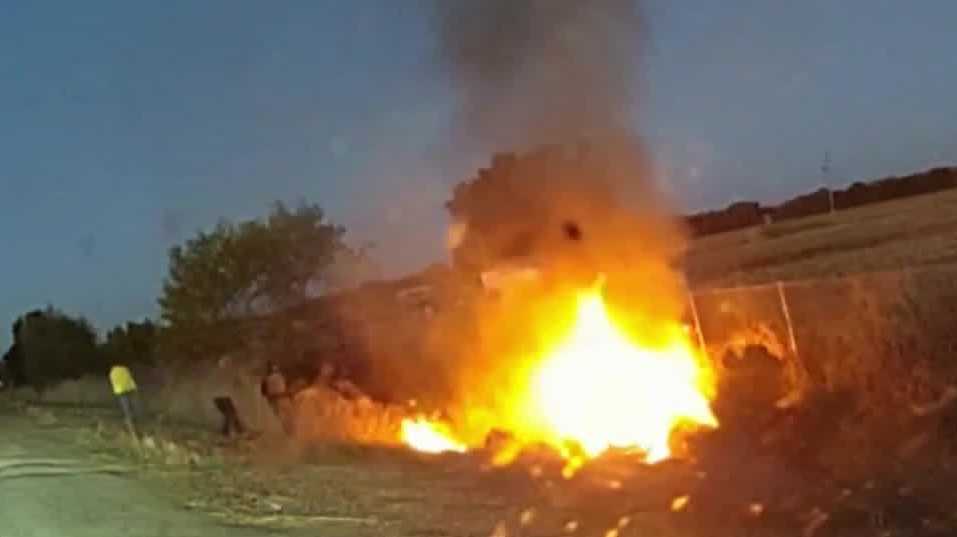 'Just keep trying': California rangers speak out on woman's rescue from burning car in Sutter County