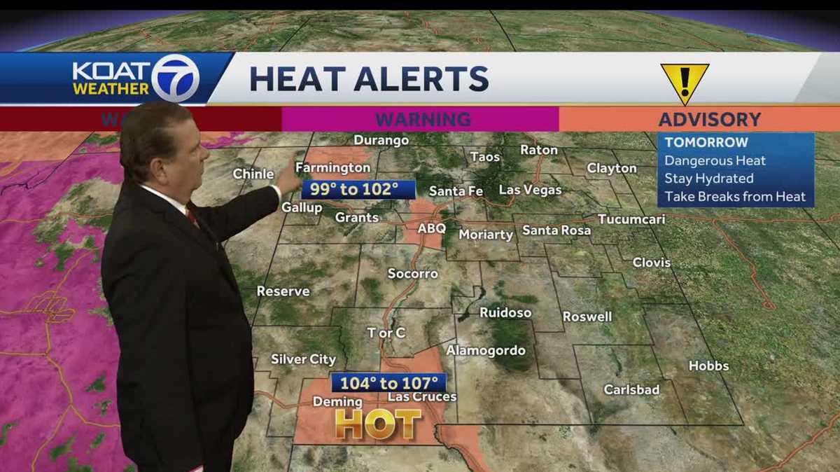 Heat continues into the weekend across New Mexico