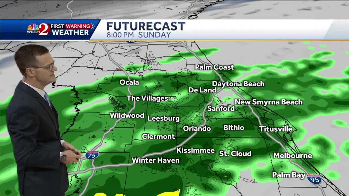 Cloudy, Damp, and Breezy Sunday Forecast