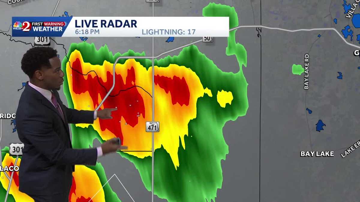 Isolated Strong And Severe Early Evening Storms in Central Florida - Monitoring Memorial Day Rain
