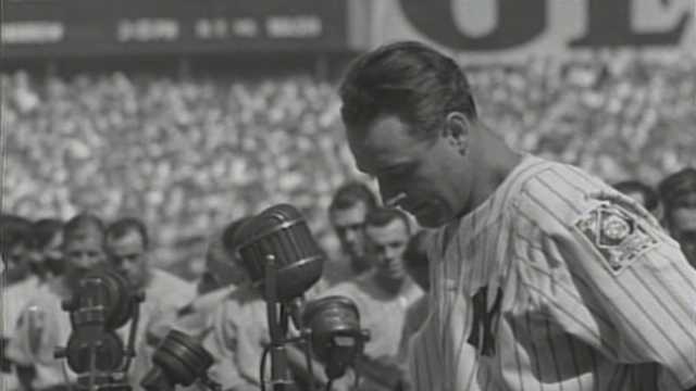 Gehrig delivers famous farewell speech - ESPN Video
