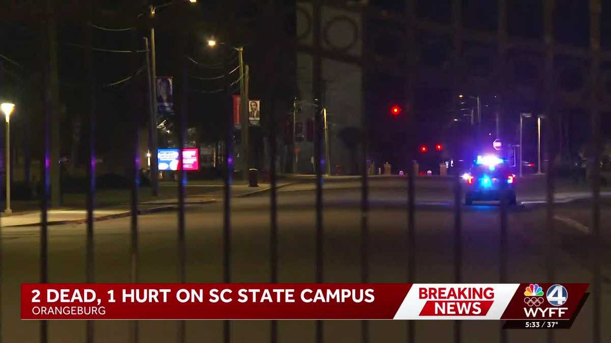 Two dead, one injured in shooting on SC State University campus