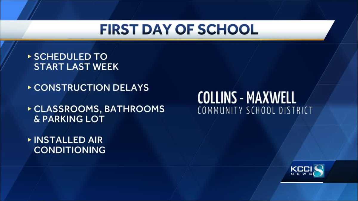 Students get first day of school after construction delays