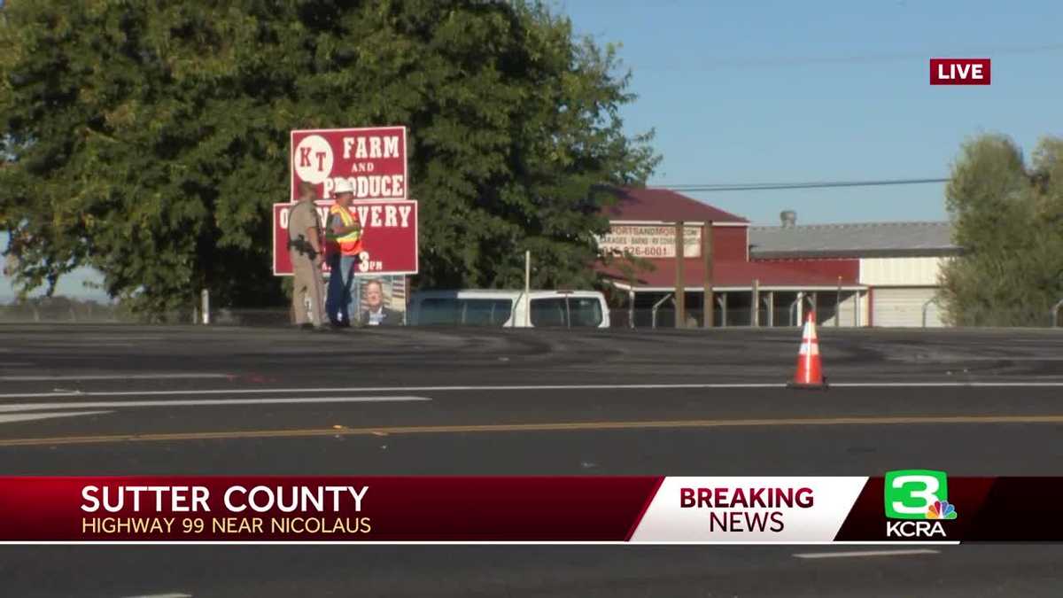 2 killed in Hwy 99 big rig crash in Sutter County