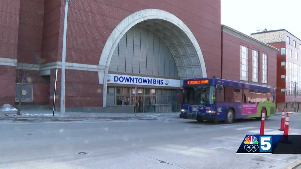 Burlington High School students return to in-person learning in new space