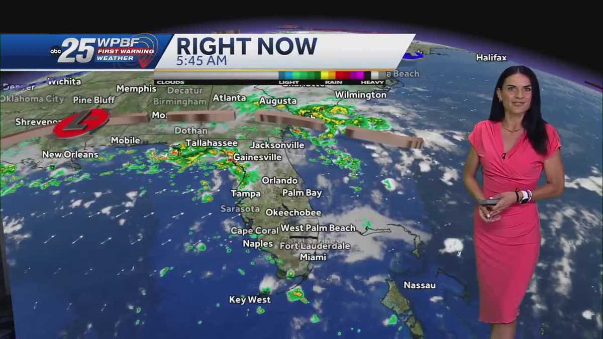 Unsettled weekend with Scattered rain and storms