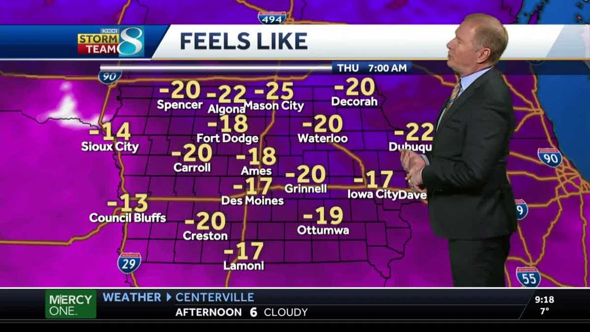 Temperatures continue to drop with more snow chances