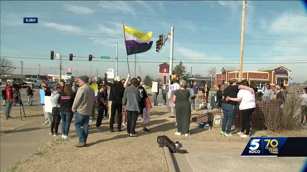 Students walk out at Nex Benedict's Okla. high school