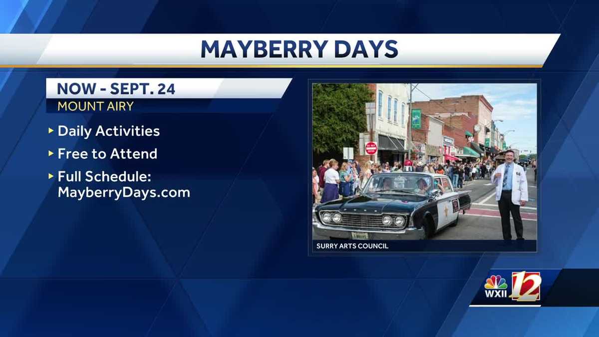 Mayberry Days continues in Mount Airy