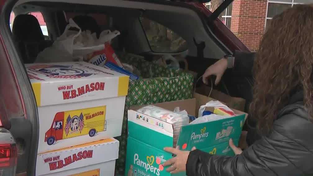 Dartmouth Health Employees Give Back: Donating Essential Supplies to Families in Need