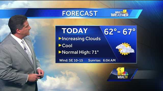Video: Thursday temps to reach 60s