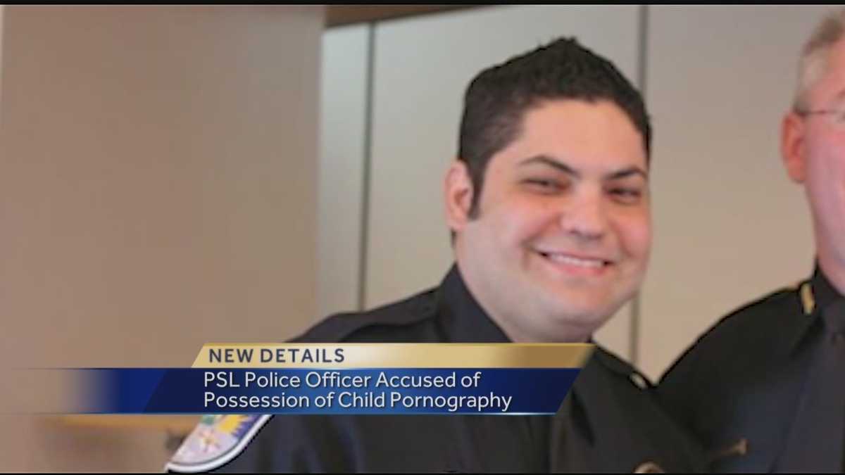 PSL police officer accused of possession of child pornography