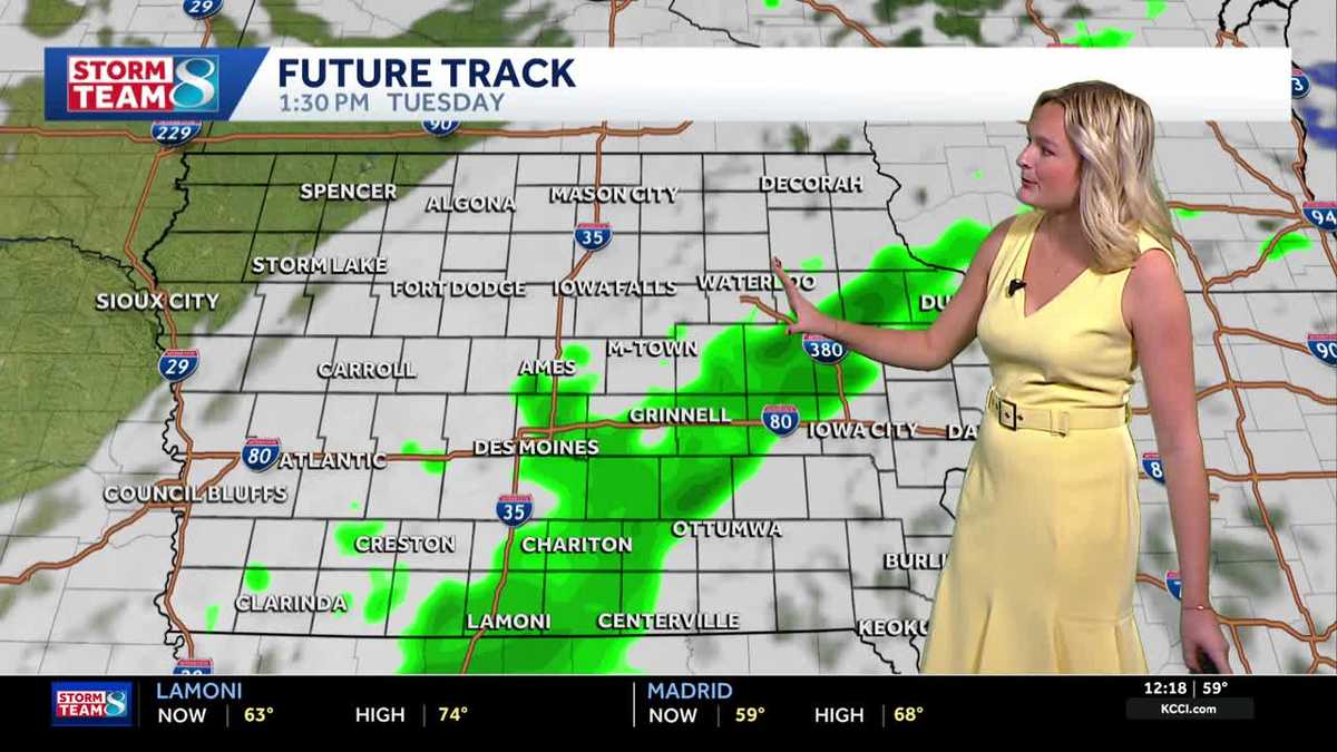 Des Moines weather: Staying mild with spotty rain chances - KCCI