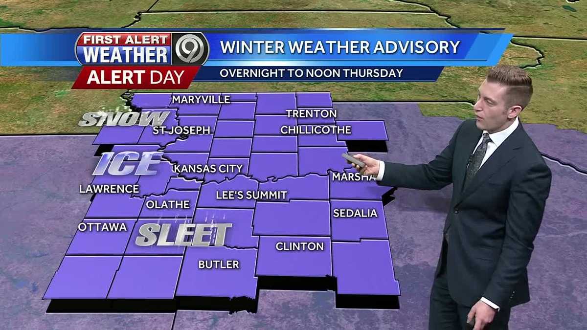 First Alert: Sleet, snow mix on the way tonight, tomorrow