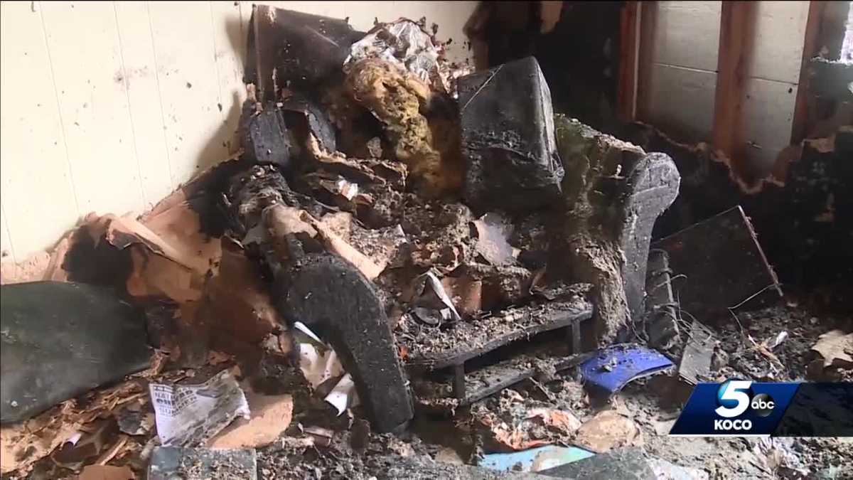 Oklahoma City apartment complex catches fire amid snow