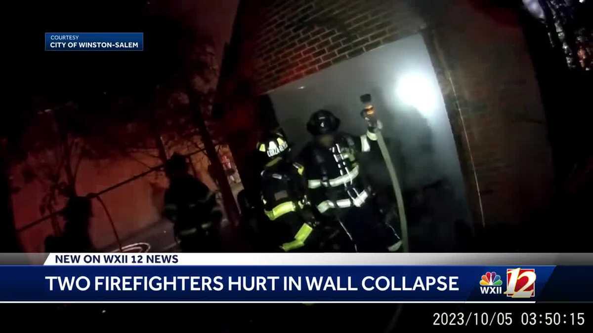 North Carolina: 2 Winston-Salem firefighters were injured after a wall ...