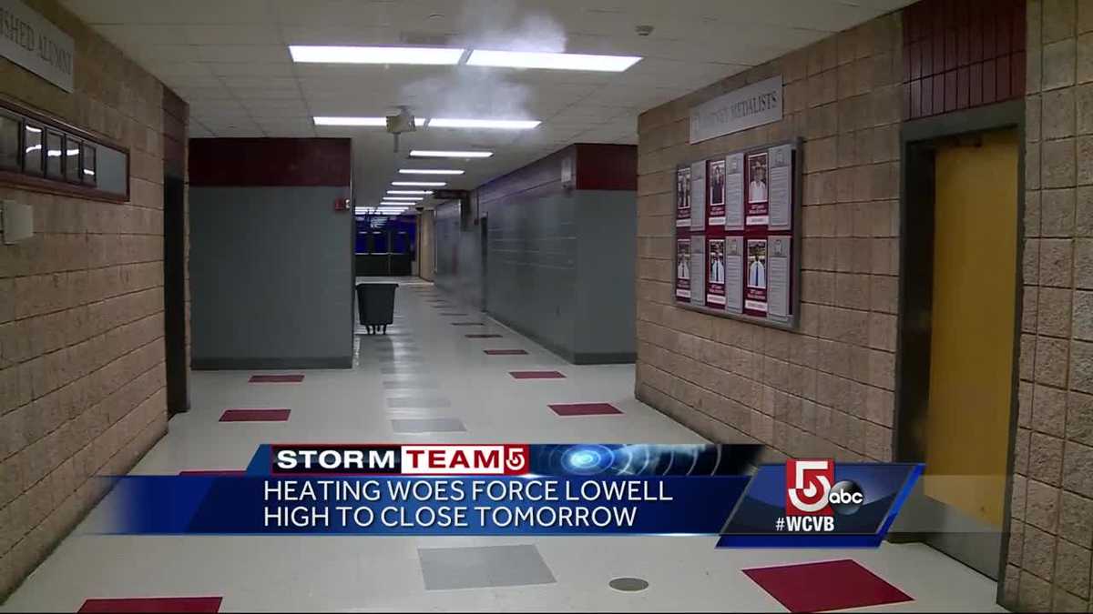 Heating woes force Lowell High School to close