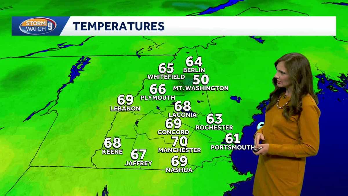 Warmer day ahead in New Hampshire