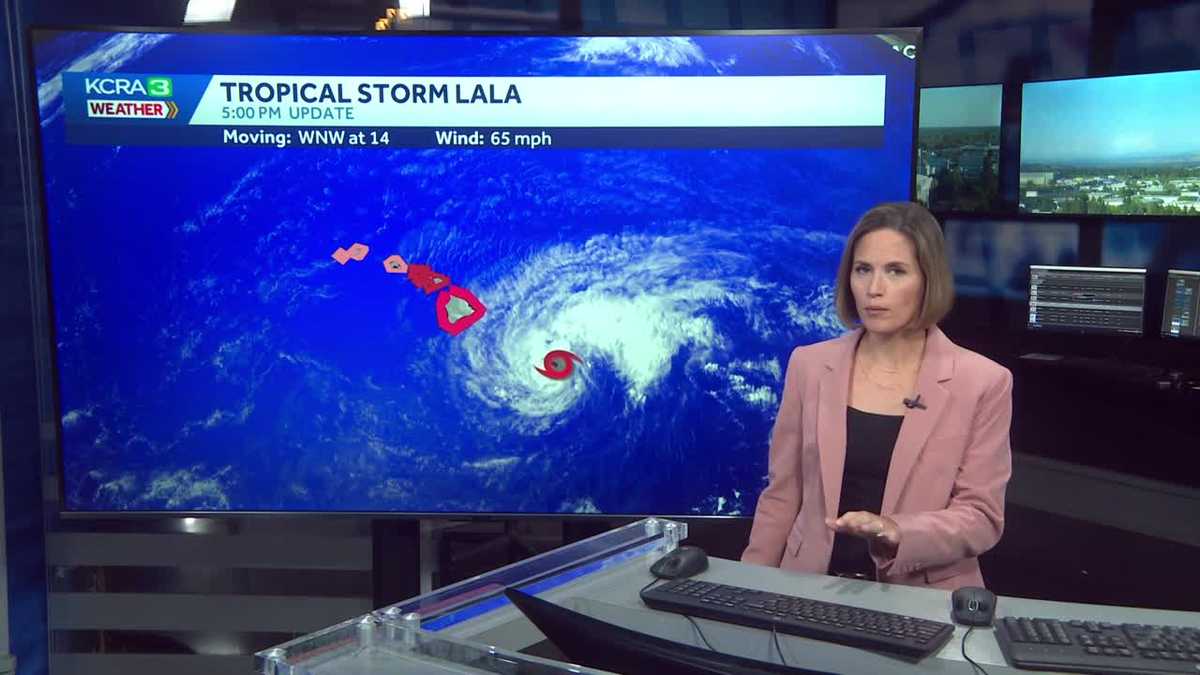 Tropical Storm Lala forecast to strengthen, bring life-threatening flooding to Hawaii