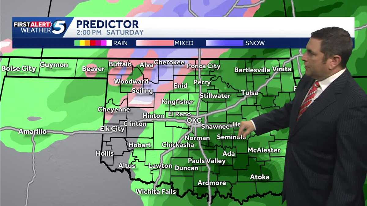 Oklahoma could see winter weather as arctic air moves in Thanksgiving weekend