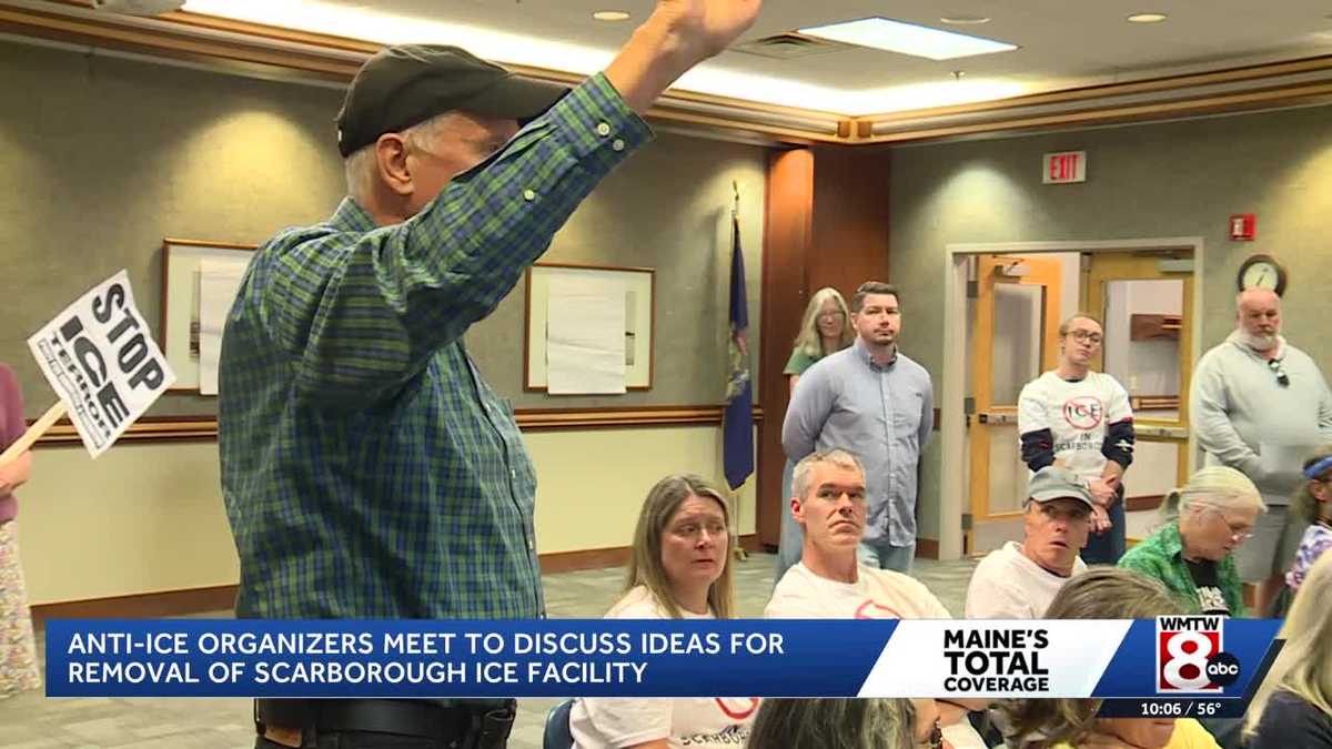 Anti-ICE organizers meet to push for closure of Scarborough facility
