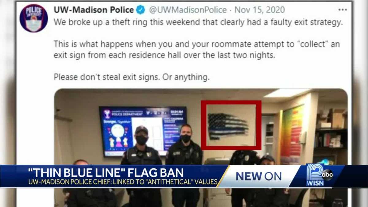 Police chief bans 'Thin Blue Line' imagery, says it's been 'co-opted' by  extremists