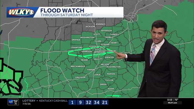More storm chances with heavy rain Friday