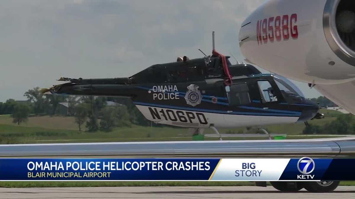 Officers uninjured in Able1 crash at Blair airport; 'We lucked out'