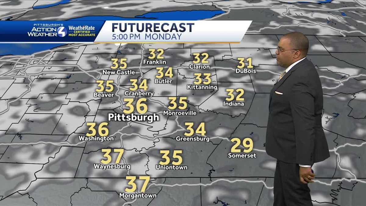 Warming trend to start the new week