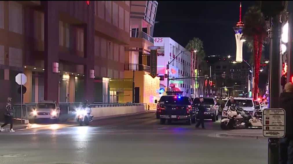 2 killed by SUV near downtown Las Vegas casinos; driver held